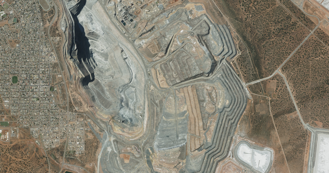 Aerial view of Kalgoorlie Super Pit